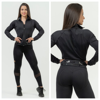 NEBBIA - Alakformáló sport leggings 843 (black-gold)