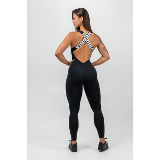 NEBBIA - Női fitness overál GYM RAT 201 (black)