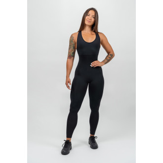 NEBBIA - Női fitness overál GYM RAT 201 (black)