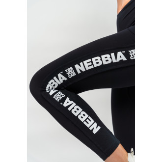 NEBBIA - Női magas derekú fitness leggings ICONIC 209 (black)