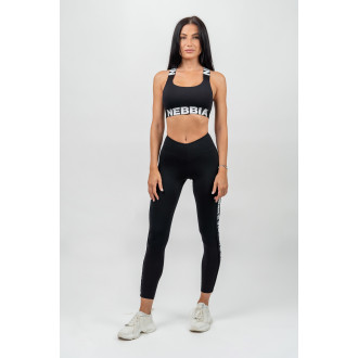 NEBBIA - Női magas derekú fitness leggings ICONIC 209 (black)