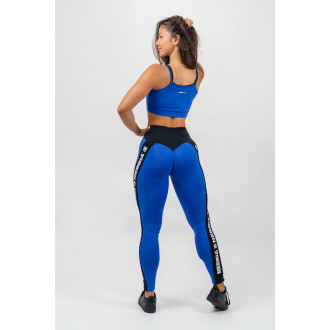 NEBBIA - Női magas derekú fitness leggings ICONIC 209 (blue)