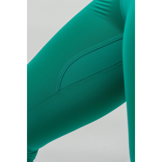 NEBBIA - Női magas derekú fitness leggings ICONIC 209 (green)