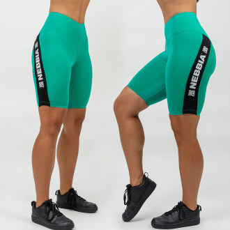 NEBBIA - Női biciklis short magas derékkal ICONIC 238 (green)