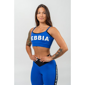 NEBBIA - Kétrétegű sportmelltartó FLEX 241 (blue)