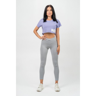 NEBBIA - Alakformáló leggings magas derékkal GLUTE PUMP 247 (light grey)