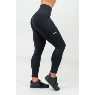NEBBIA - High waist alakformáló leggings LEG DAY GOALS 248 (black)