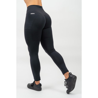 NEBBIA - High waist alakformáló leggings LEG DAY GOALS 248 (black)