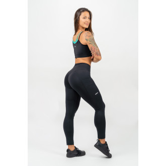 NEBBIA - High waist alakformáló leggings LEG DAY GOALS 248 (black)