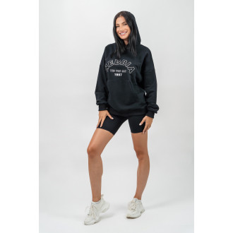 NEBBIA - Oversize melegítőfelső GYM RAT 256 (black)