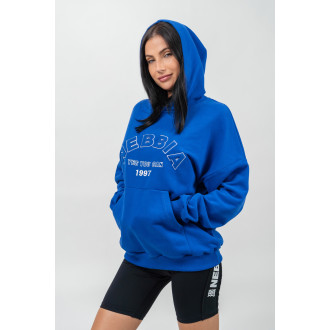 NEBBIA - Oversize melegítőfelső GYM RAT 256 (blue)