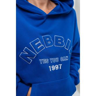 NEBBIA - Oversize melegítőfelső GYM RAT 256 (blue)