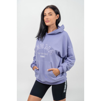 NEBBIA - Oversize melegítőfelső GYM RAT 256 (light purple)