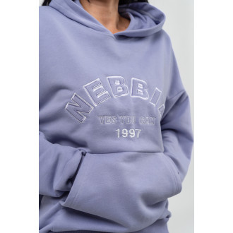 NEBBIA - Oversize melegítőfelső GYM RAT 256 (light purple)