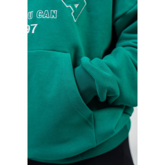 NEBBIA - Oversize melegítőfelső GYM RAT 256 (green)