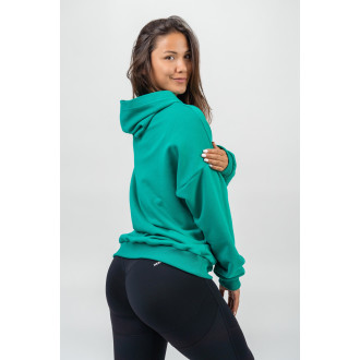 NEBBIA - Oversize melegítőfelső GYM RAT 256 (green)