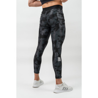 NEBBIA - Terepmintás férfi sport leggings 333 (black)