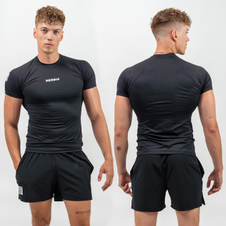 NEBBIA - Kompresziós fitness póló férfi 339 (black)