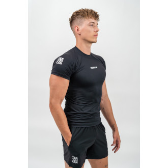 NEBBIA - Kompresziós fitness póló férfi 339 (black)