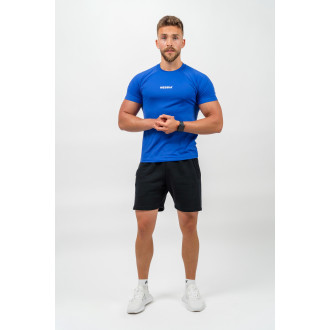 NEBBIA - Kompressziós fitness póló férfi 339 (blue)