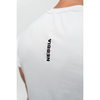 NEBBIA - Funkcionális póló férfi 348 (white)
