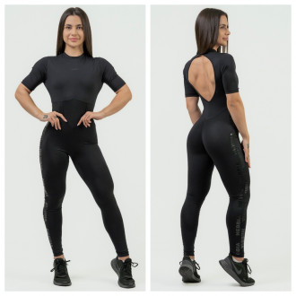 NEBBIA - Női fitness overál 823 (black)