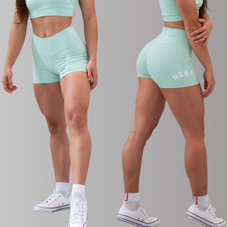 NEBBIA - GYM HERO magas derekú short 582 (light green)