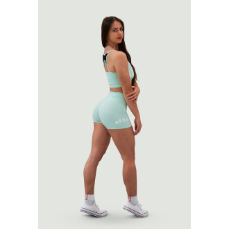 NEBBIA - GYM HERO magas derekú short 582 (light green)