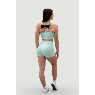 NEBBIA - GYM HERO magas derekú short 582 (light green)