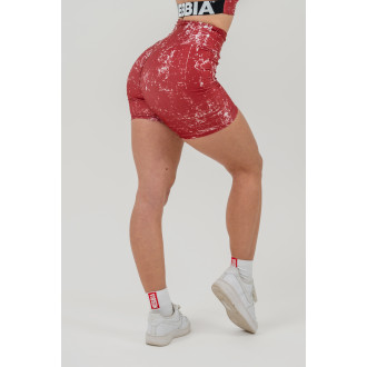 NEBBIA - Magas derekú rövidnadrág HAMMIES 615 (red)