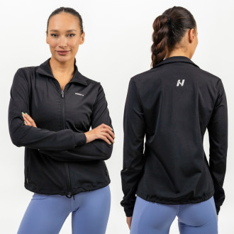 NEBBIA - Női fényes sportos felső SLEEK 481 (black)