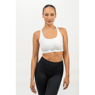 NEBBIA - Racer back sportmelltartó AGILE 471 (white)