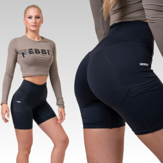 NEBBIA - Fit and Smart biciklis short női 575 (black)