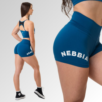 NEBBIA - GYM HERO magas derekú short 582 (dark blue)