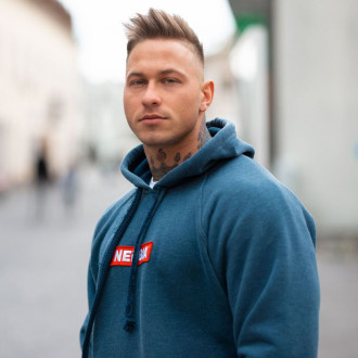 NEBBIA - Férfi kapucnis melegítő felső 149 (dark blue)