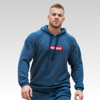 NEBBIA - Férfi kapucnis melegítő felső 149 (dark blue)