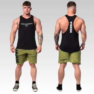 NEBBIA - Férfi Gym trikó FLEXIN 360 (black)
