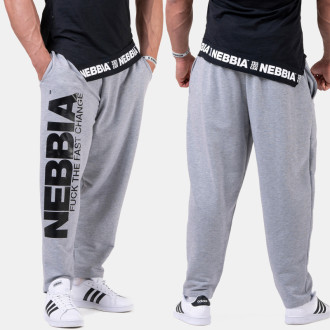 NEBBIA - Testépítő sportnadrág 198 (grey)