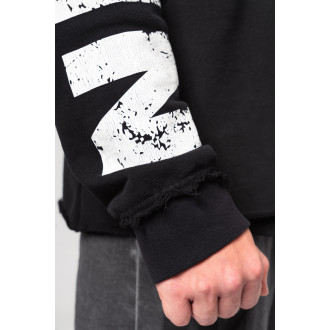 NEBBIA - Oversized kapucnis felső NO BS 363 (black)