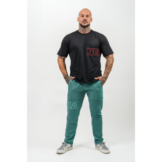 NEBBIA - Rövidujjú férfi póló DEDICATION 709 (black)