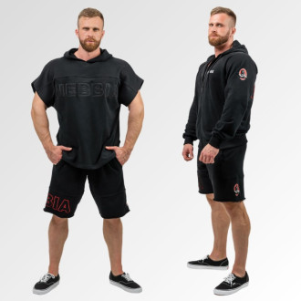 NEBBIA - Férfi short Mr.Olympia logóval 713 (black)