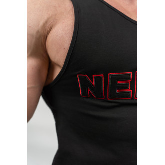 NEBBIA - Férfi trikó Mr.Olympia logóval 714 (black)