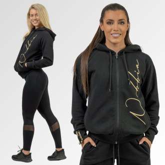 NEBBIA - Cipzáros melegítőfelső 845 (black-gold)