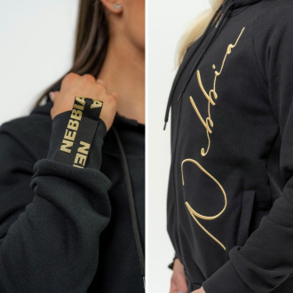 NEBBIA - Cipzáros melegítőfelső 845 (black-gold)