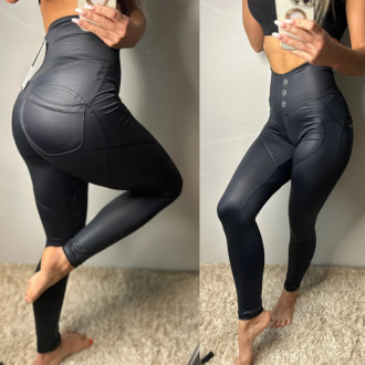 NEBBIA - Bubble Butt magas derekú fitness leggings 586 (black)