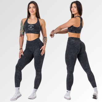NEBBIA - Washed sportmelltartó közepes támasztékkal GOLDEN AGE 778 (black)