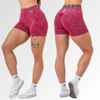NEBBIA - Washed pamut short magas derékkal HERITAGE 780 (red)