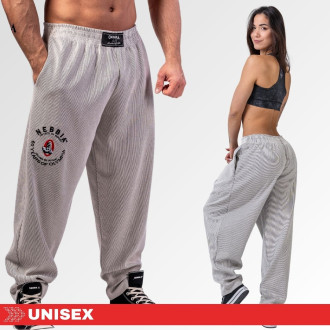 NEBBIA - Unisex oversized nadrág SIGNATURE 796 (light grey)