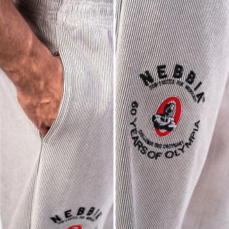 NEBBIA - Unisex oversized nadrág SIGNATURE 796 (light grey)
