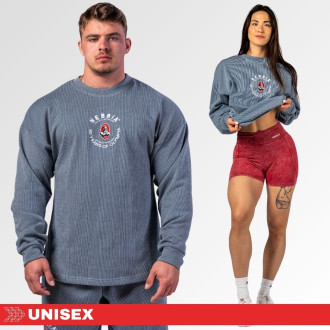 NEBBIA - Unisex oversized felső SIGNATURE 797 (blue)
